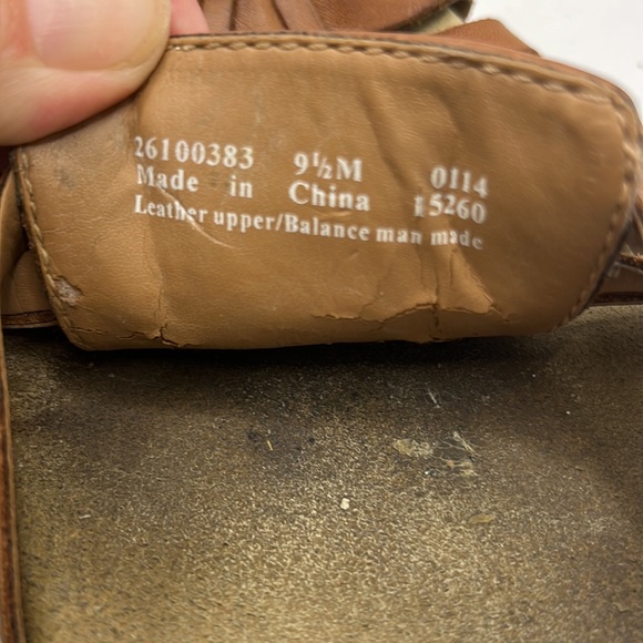 Clarks Jana huaraches brown woven boho sandals summer festival wedge retro - Picture 9 of 10